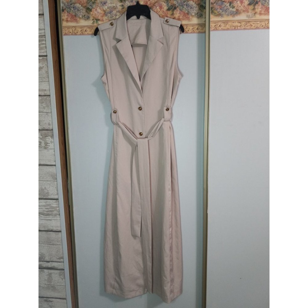 JLUXLABEL Beige Maxi Dress